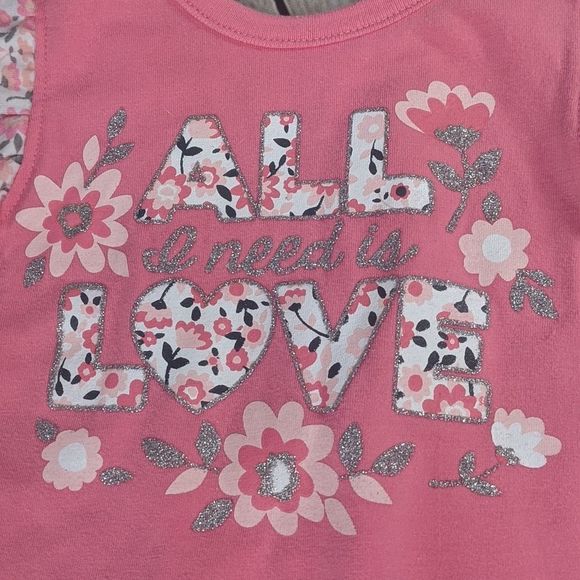 Swiggles 18 months 2 piece outfit. T-shirt with shorts/tutu - Picture 3 of 11